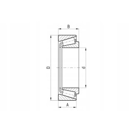 778030208 single row tapered roller bearing