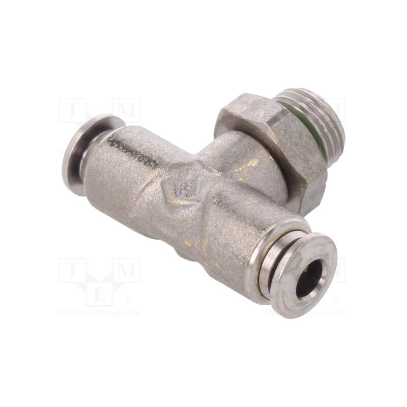 1 pcs x AIGNEP-70216 4-1/8 - Push-in fitting, T-tap splitter, -0.99÷20bar, Thread: 1/8'
