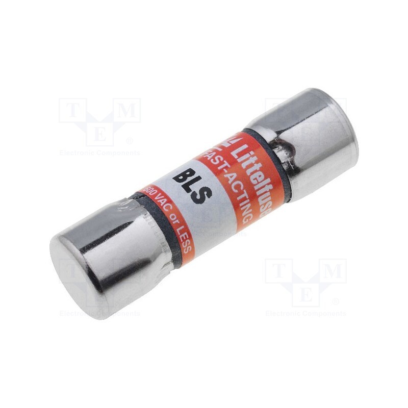 1 pcs x LITTELFUSE - 0BLS.400T - Fuse: fuse, quick blow, 400mA, 600VAC, 10x35mm