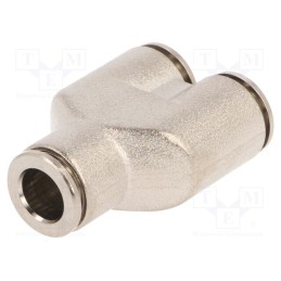 1 pcs x FESTO-578411 - Tee fitting, plug-in, -0.95÷20bar, nickel plated brass, NPQH