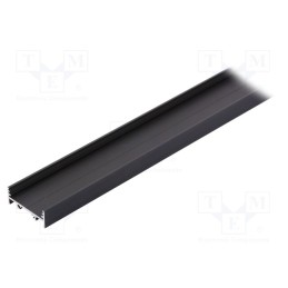 1 pcs x TOPMET - V3010021 - Profiles for LED modules, black, L: 1m, VARIO30-01, aluminium