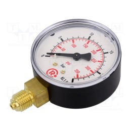 1 pcs x PNEUMAT-119-KD - Manometer, 0÷25bar, 63mm, non-aggressive liquids,inert gases