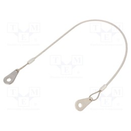 1 pcs x ELESA+GANTER - GN 111.2-320-C-TR - Retaining cable, Plating: PVC, stainless steel, 320mm
