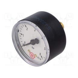 1 pcs x PNEUMAT-205-K - Manometer, 0÷6bar, 50mm, non-aggressive liquids,inert gases