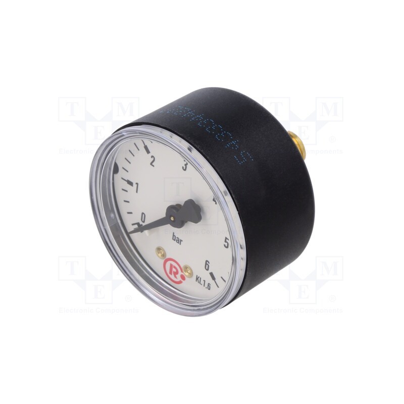 1 pcs x PNEUMAT-205-K - Manometer, 0÷6bar, 50mm, non-aggressive liquids,inert gases
