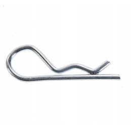 Galvanized cotter pin, diameter 4 mm, length 75 mm