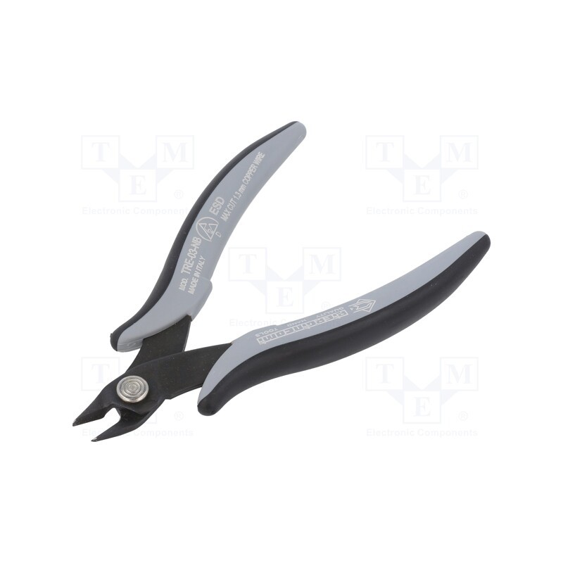 1 pcs x PIERGIACOMI - TR 5020 - Pliers, cutting,miniature,curved, 138mm