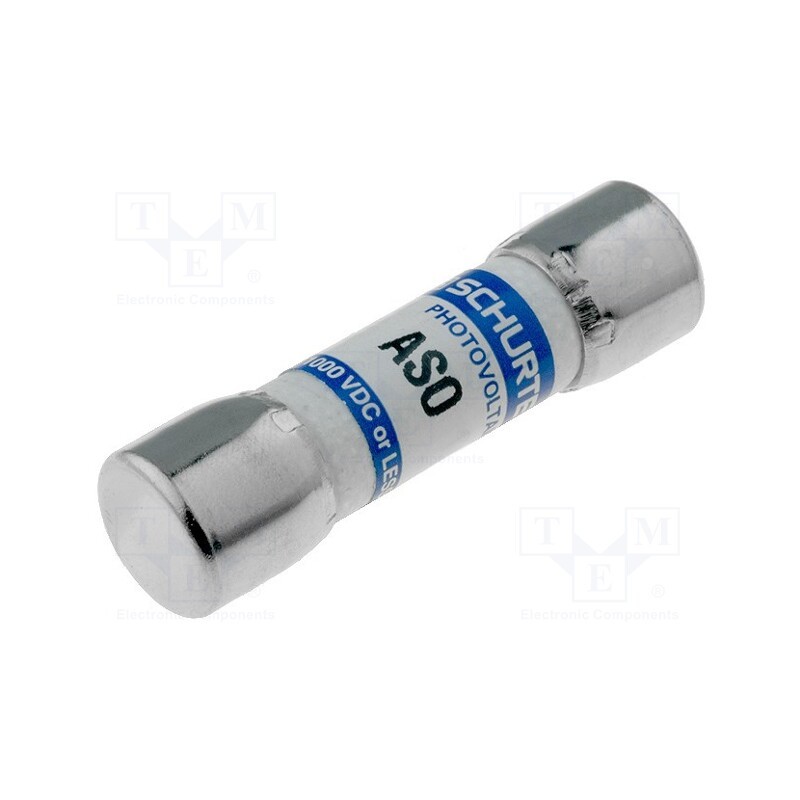 1 pcs x SCHURTER - 90.0008 - Fuse: fuse, gPV, 8A, 1kVDC, ceramic,cylindrical,industrial, ASO