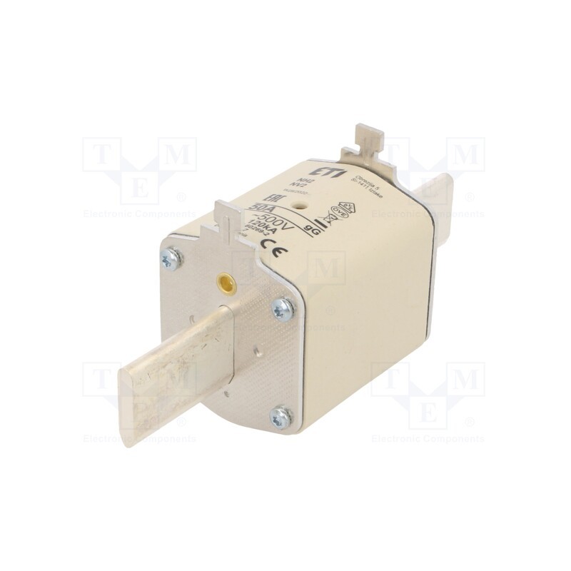 1 pcs x ETI POLAM - 4185237 - Fuse: fuse, gG, 50A, 500VAC, ceramic,industrial, NH2, WT-NH