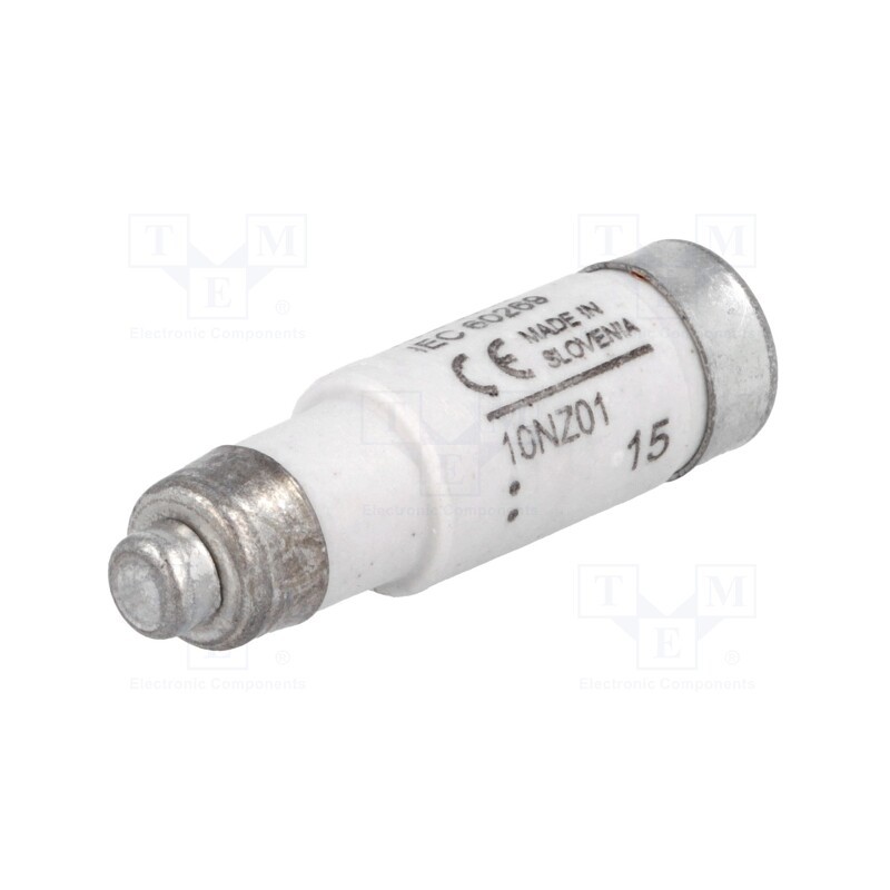 1 pcs x BUSSMANN - 10NZ01 - Fuse: fuse, gG,gL,time-lag, 10A, 400VAC, 250VDC, D01