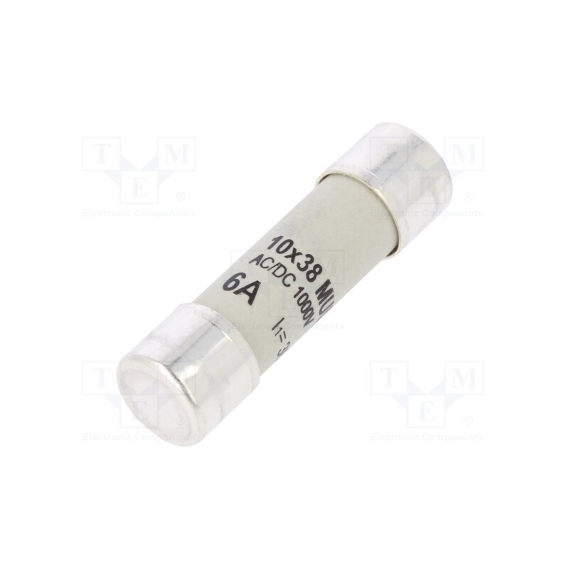 1 pcs x ESKA - 1038825 - Fuse: fuse, gR, 6A, 1000VDC, cylindrical