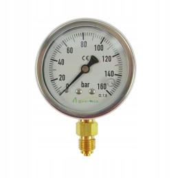 Pressure gauge 1 4 63mm 0 160 bar