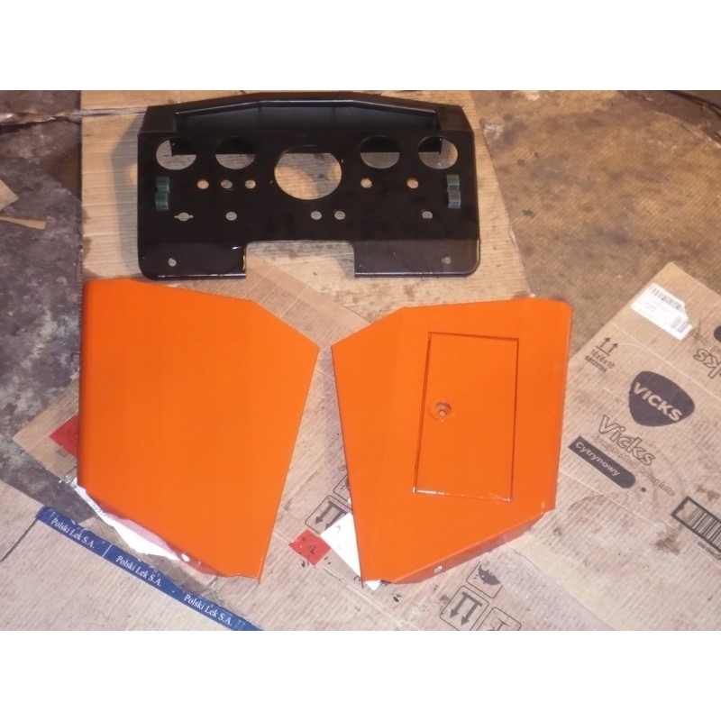 Clock board support board with Finnish sides