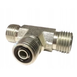 Hydraulic tee orfs 13 16 external thread