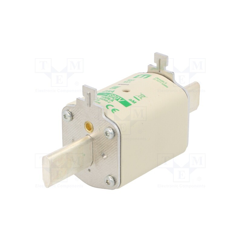 1 pcs x ETI POLAM - 4184428 - Fuse: fuse, aM, 25A, 690VAC, ceramic,industrial, NH1, WT-NH