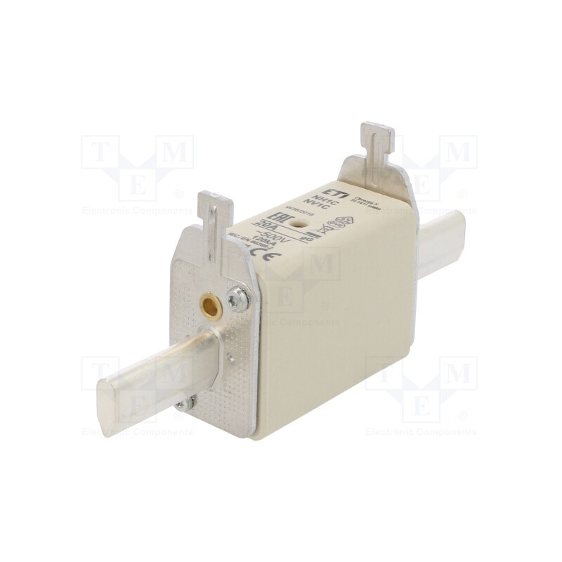1 pcs x ETI POLAM - 4184206 - Fuse: fuse, gG, 20A, 500VAC, ceramic,industrial, NH1C, WT-NH