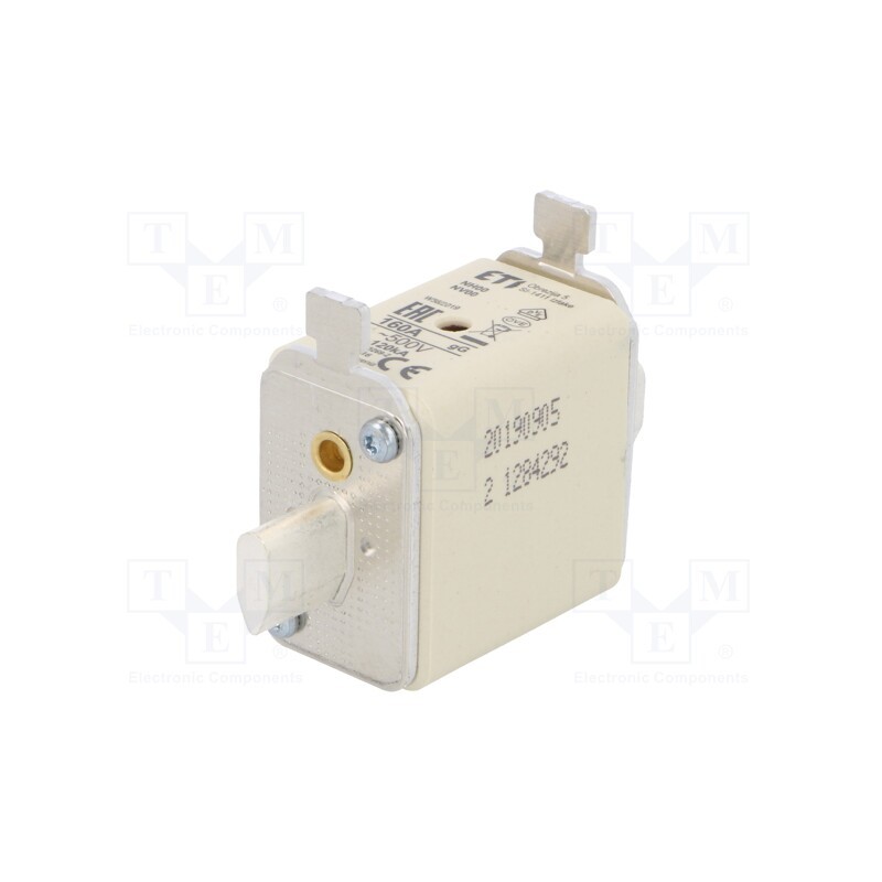 1 pcs x ETI POLAM - 4182216 - Fuse: fuse, gG, 160A, 500VAC, ceramic,industrial, NH00, WT-NH