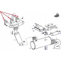 F214202100030 exhaust manifold gasket