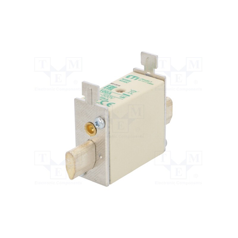1 pcs x ETI POLAM - 4181414 - Fuse: fuse, aM, 100A, 500VAC, ceramic,industrial, NH00C, WT-NH
