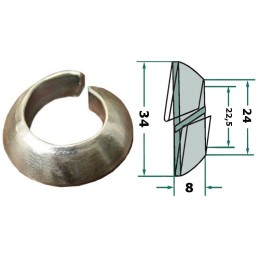 Spring conical washer for 22 5mm stud wheels
