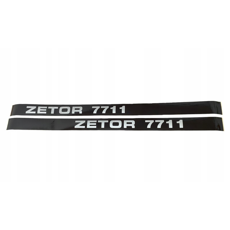 Zetor 7711 hood sticker set