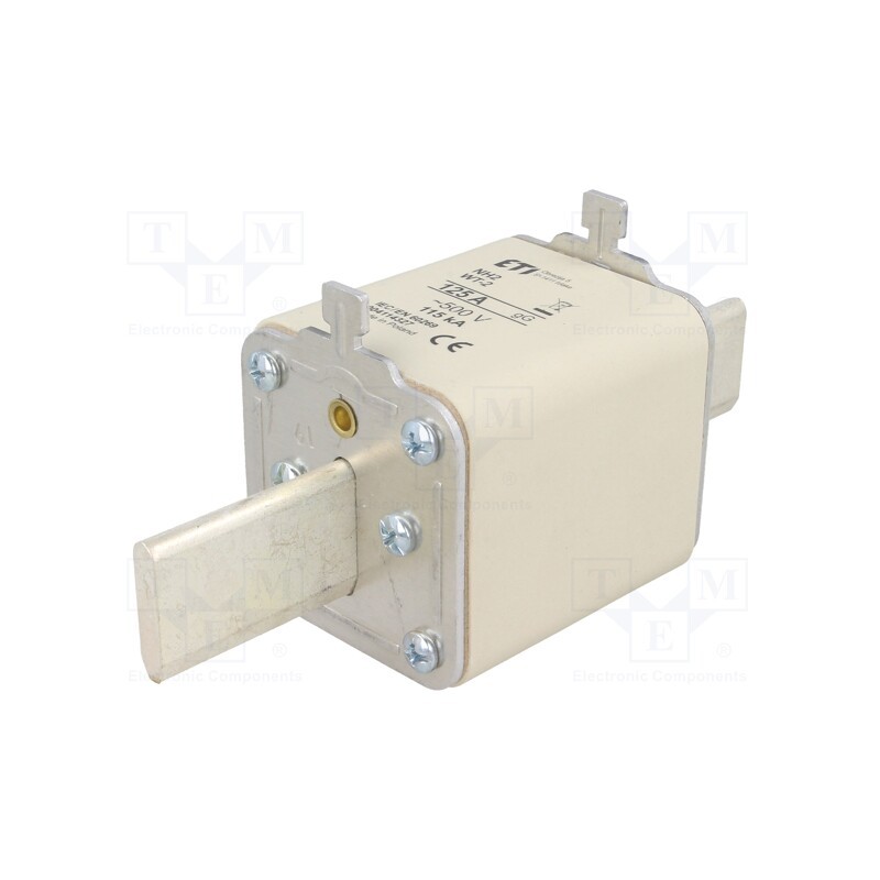 1 pcs x ETI POLAM - 4114327 - Fuse: fuse, gG, 125A, 500VAC, ceramic,industrial, NH2, WT-NH