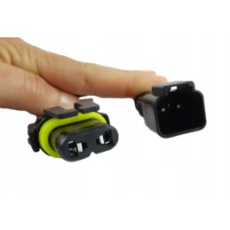 Adapter connector 2 pin JD to DT for lamps in the machine