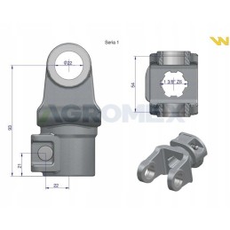 External forklift 22x54, new type, series 1, Warynski