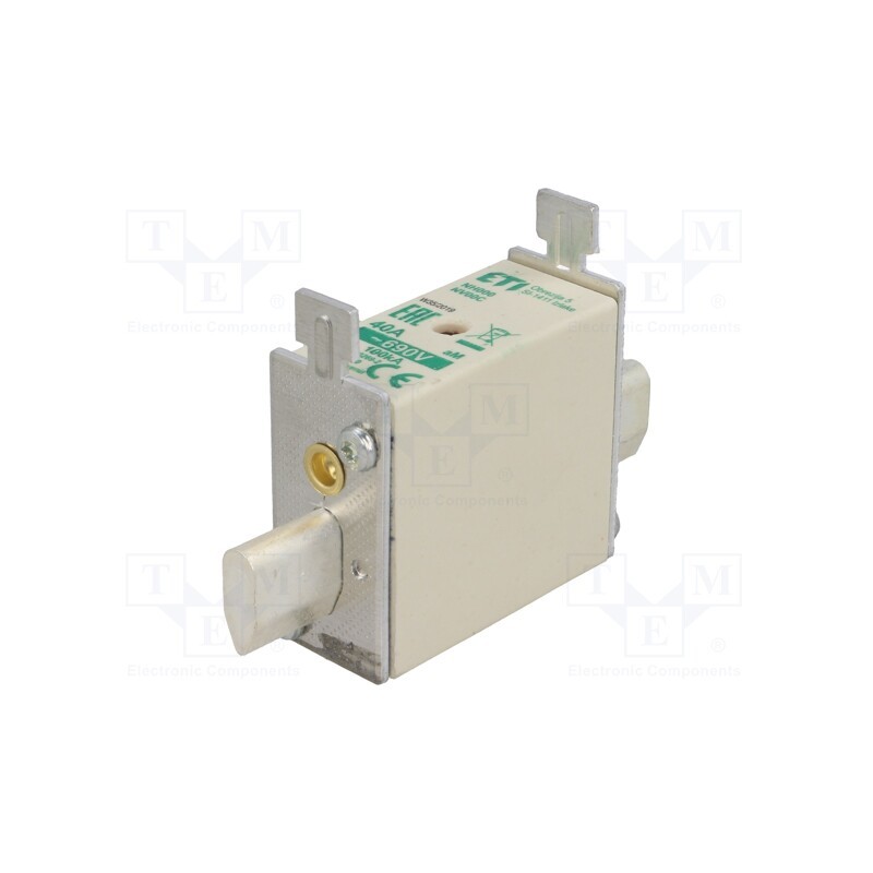 1 pcs x ETI POLAM - 4181410 - Fuse: fuse, aM, 40A, 690VAC, ceramic,industrial, NH00C, WT-NH