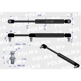 Roof actuator zetor proxima forterra polmo