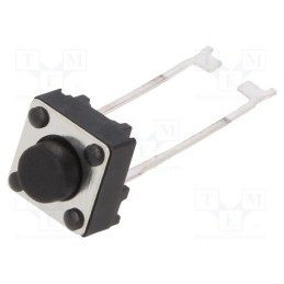 10 pcs x TE Connectivity - 4-1437565-0 - Microswitch TACT, SPST-NO, Pos: 2, 0.05A/24VDC, THT, none, 1.6N