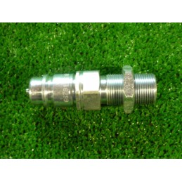 Hydraulic quick connector m22x1 5 euro plug long