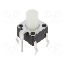 5 pcs x TE Connectivity - 2-1825955-2 - Microswitch TACT, SPST-NO, Pos: 2, 0.05A/24VDC, THT, none, 1.6N