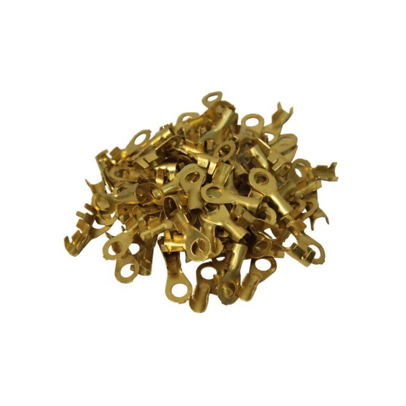 Electric eyelet terminal 5mm, pack of 100 pcs