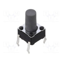 5 pcs x C&K - PTS645SH952 LFS - Microswitch TACT, SPST-NO, Pos: 2, 0.05A/12VDC, THT, none, 2N, 9.5mm