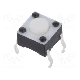 4 pcs x TE Connectivity - 1825910-2 - Microswitch TACT, SPST-NO, Pos: 2, 0.05A/24VDC, THT, none, OFF-(ON)