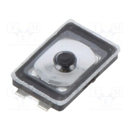 10 pcs x JIANFU - TVAU19HBB - Microswitch TACT, Pos: 2, 0.02A/12VDC, SMT, none, 3x2.1mm, 0.65mm
