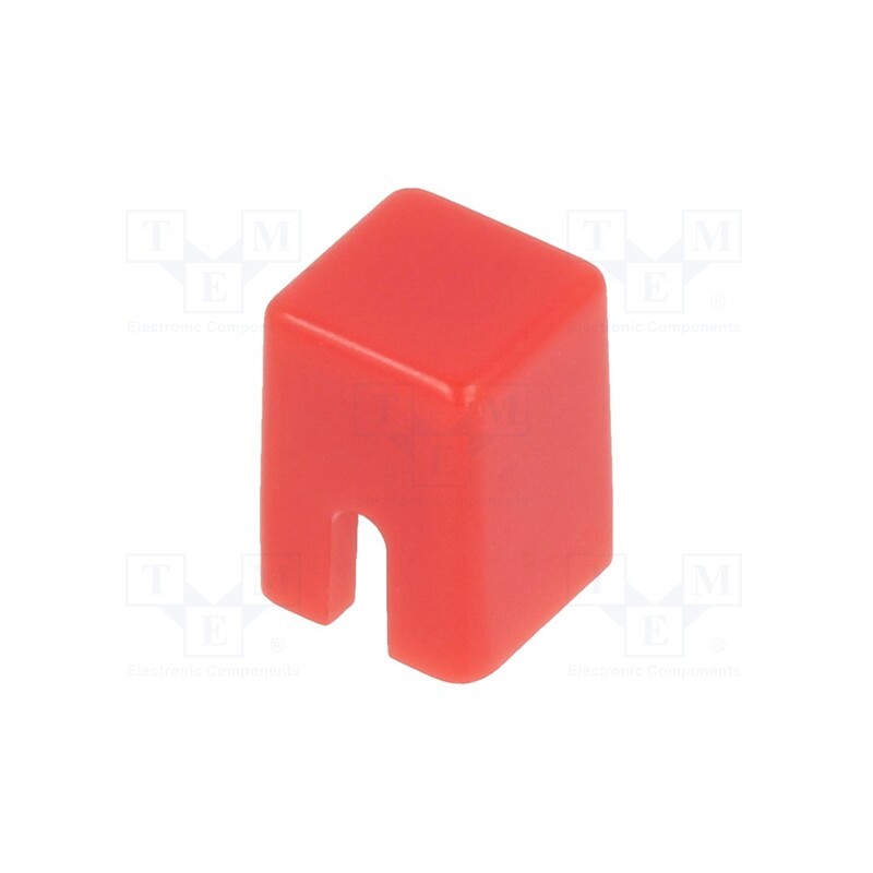 5 pcs x KNITTER-SWITCH - KTSC 61 R - Button, none, TS 6x, Body: red