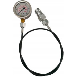 Set for measuring hydraulic pressure in a 250 tractor