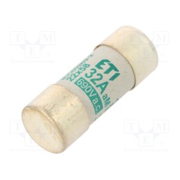 1 pcs x ETI POLAM - 2641015 - Fuse: fuse, aM, 32A, 690VAC, cylindrical,industrial, 22x58mm