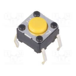 5 pcs x OMRON OCB - B3F-1002 - Microswitch TACT, SPST-NO, Pos: 2, 0.05A/24VDC, THT, none, 1.47N