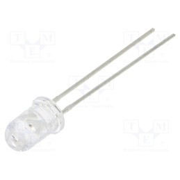 1 pcs x OPTOSUPPLY - OS5OPM5B61A-NO - LED, 5mm, orange, 2180÷4200mcd, 60°, Front: convex, 1.8÷2.6V