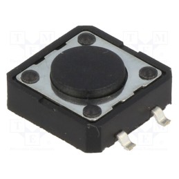 5 pcs x NINIGI - TACTM-24N-F - Microswitch TACT, SPST-NO, Pos: 2, 0.05A/12VDC, SMT, none, 1.6N