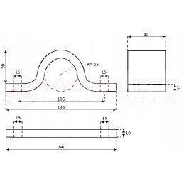 Mounting of the fi30 hydrolider tipping cylinder