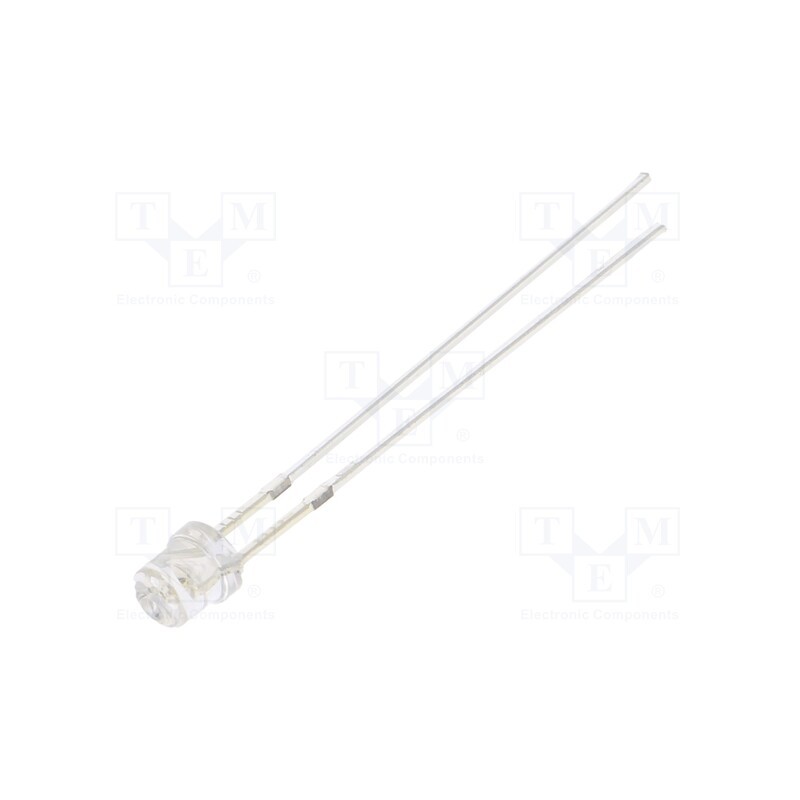 1 pcs x OPTOSUPPLY - OSG5DA3P61A - LED, 3mm, green, 1560÷2180mcd, 60°, Front: flat, 2.8÷3.6V, 3x3.4mm