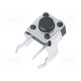 5 pcs x TE Connectivity - 1825027-5 - Microswitch TACT, SPST-NO, Pos: 2, 0.05A/24VDC, THT, none, OFF-(ON)