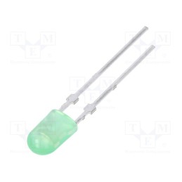 1 pcs x EVERLIGHT - 3474AN/GADB-AMNA/P/MS - LED, oval, 3.95x3x6.1mm, green, 2880÷4970mcd, 110/50°, 2.8÷3.6V