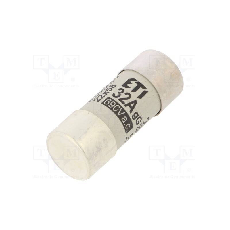 1 pcs x ETI POLAM - 2640015 - Fuse: fuse, gG, 32A, 690VAC, cylindrical,industrial, 22x58mm