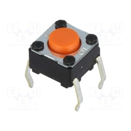 5 pcs x OMRON OCB - B3F-1005 - Microswitch TACT, SPST-NO, Pos: 2, 0.05A/24VDC, THT, none, 2.55N
