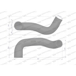 Lower radiator hose L34922 Warynski